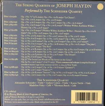 15CD/Coffret Joseph Haydn: The String Quartets. The Haydn Society Recordings