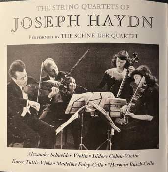 15CD/Coffret Joseph Haydn: The String Quartets. The Haydn Society Recordings