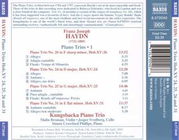 CD Joseph Haydn: Piano Trios Nos. 24, 25, 26 And 31