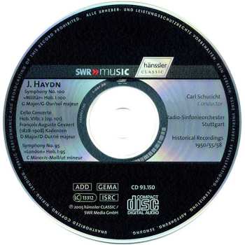 CD Joseph Haydn: Symphony No. 100 G Major »Militär-Sinfonie«, Concert For Violoncello And Orchestra Op. 101 D Major, Symphony No. 95 C Minor »Londoner-Sinfonie«