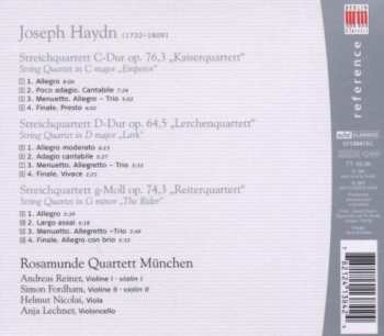 CD Joseph Haydn: Streichquartette - String Quartets / Lerchenquartett - "Lark" / Reiterquartett - "The Rider" / Kaiserquartett - "Emperor"