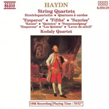 String Quartets ('Emperor' • 'Fifths' • 'Sunrise')