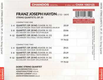 2CD Joseph Haydn: String Quartets, Op. 20 - Volume 1