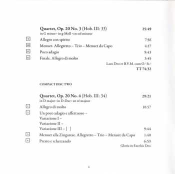 2CD Joseph Haydn: String Quartets, Op. 20 - Volume 1