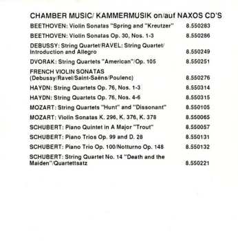 CD Joseph Haydn: String Quartets Op. 76 (No. 4 "Sunrise" • No. 5 • No. 6)