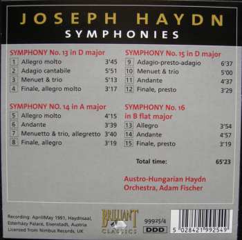 33CD/Coffret Joseph Haydn: Symphonies (Complete)