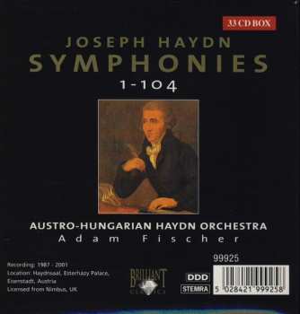 33CD/Coffret Joseph Haydn: Symphonies (Complete)