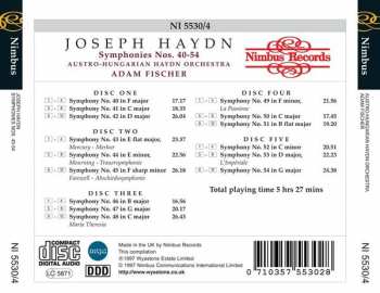 5CD Joseph Haydn: Symphonies Nos. 40-54 - The Esterházy Recordings - Volume Three