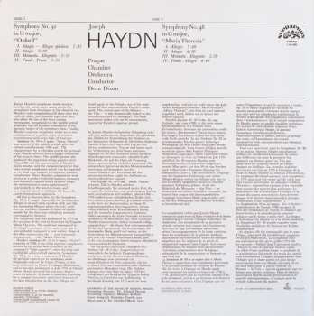 LP Prague Chamber Orchestra: Symphony No. 92 In G Major "Oxford" - Symphony No. 48 In C Major "Maria Theresia"