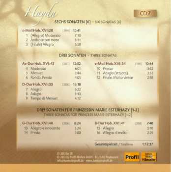 9CD/Coffret Joseph Haydn: The Piano Sonatas = Die Klaviersonaten