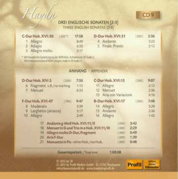 9CD/Coffret Joseph Haydn: The Piano Sonatas = Die Klaviersonaten