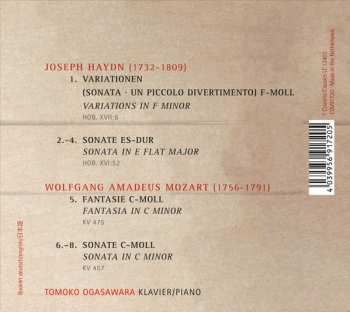 CD Wolfgang Amadeus Mozart: Variations In F Minor; Sonata In E Flat Major: Fantasia And Sonata In C Minor