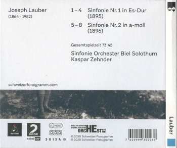 CD Sinfonie Orchester Biel Solothurn: Sinfonien Nr. 1 Und 2