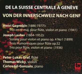 Album Joseph Lauber: Violinsonate Op.4 Nr.1