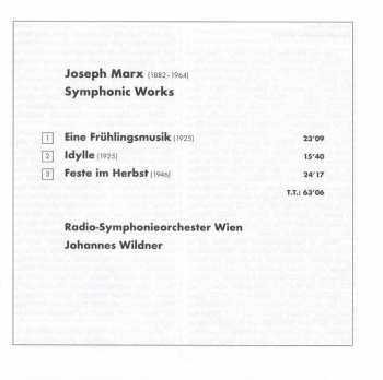 CD Johannes Wildner: Eine Frühlingsmusik • Feste Im Herbst • Idylle