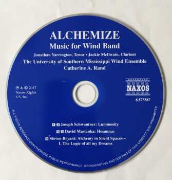 CD Joseph Schwantner: Alchemize