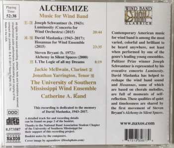 CD Joseph Schwantner: Alchemize