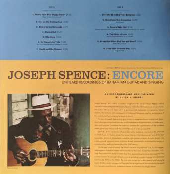 LP Joseph Spence: Encore (Unheard Recordings Of Bahamian Guitar And Singing)