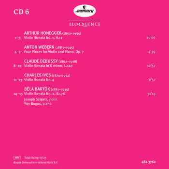 6CD/Coffret Joseph Szigeti: The Mercury Masters