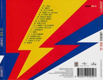 CD Jovanotti: Lorenzo 2015 CC.