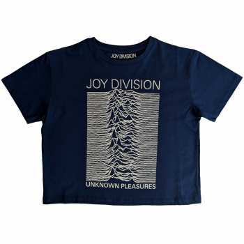 Merch Joy Division: Femmes Crop Top Unknown Pleasures
