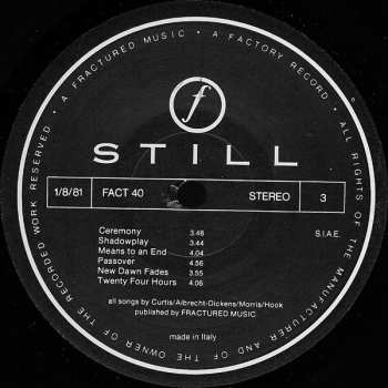 2LP Joy Division: Still