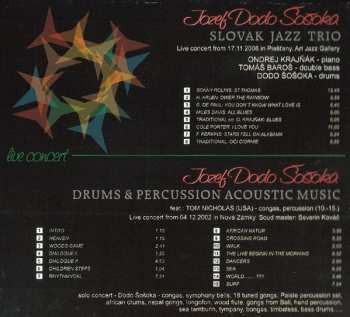 2CD Jozef Dodo Šošoka: Drums & Percussion Acoustic Music (Live Concert) DIGI
