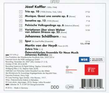 CD Johannes Kalitzke: Piano Works ∙ Trio ∙ Spur