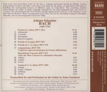 CD Johann Sebastian Bach: Guitar Transcriptions (Flute Partita • Solo Violin Sonata No. 1 • Harpsichord Concerto)