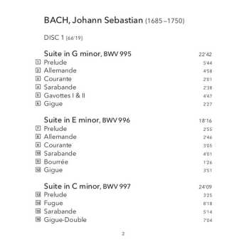 2CD Johann Sebastian Bach: Lute Music
