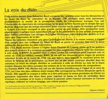 CD Johann Sebastian Bach: Cantates Célèbres BWV 4, BWV 202 Et BWV 147 "Jésus Que Ma Joie Demeure"