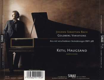 CD Johann Sebastian Bach: Goldberg Variations BWV 988