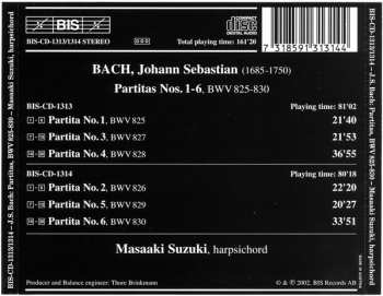 2CD Johann Sebastian Bach: Partitas For Harpsichord
