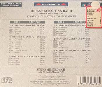 2CD/Coffret Johann Sebastian Bach: Sonatas And Partitas For Solo Violin