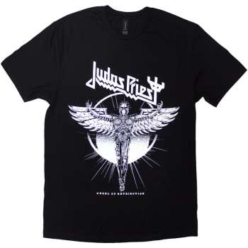Marchandises Judas Priest: Judas Priest Unisex T-shirt: Angel Of Retribution Angel Rising (black) (back Print) (small) S