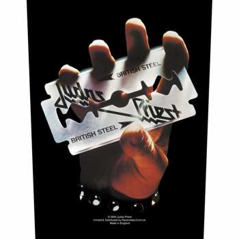 Merch Judas Priest: Décoration arrière British Steel