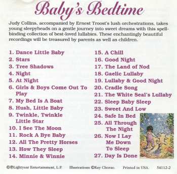 CD Judy Collins: Baby's Bedtime