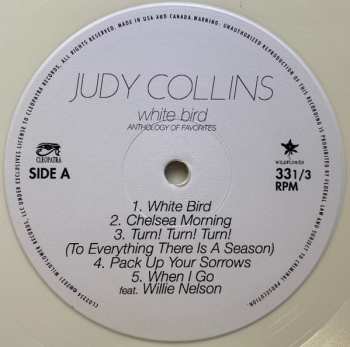LP Judy Collins: White Bird : Anthology Of Favorites LTD | CLR