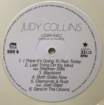 LP Judy Collins: White Bird : Anthology Of Favorites LTD | CLR