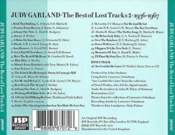 CD Judy Garland: The Best Of Lost Tracks 2 1936-1967
