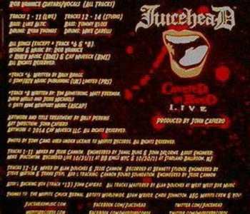 CD Juicehead: Covered In Blood Live
