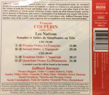 2CD Juilliard Baroque: Francois Couperin - Les Nations - Sonades, et Suites de Simphonies en Trio