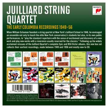 16CD/Coffret Juilliard String Quartet: The Early Columbia Recordings 1949-1956
