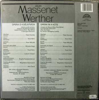 3LP/Coffret Pavel Kühn: Werther - Opera In 4 Acts