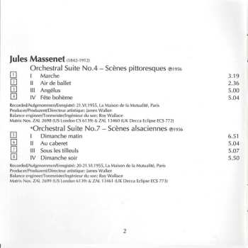 CD Orchestre De La Société Des Concerts Du Conservatoire: Scènes Pittoresques - Sccènes Alsaciennes