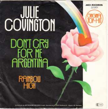 SP Julie Covington: Don't Cry For Me Argentina