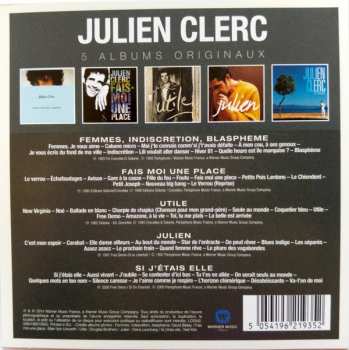 5CD/Coffret Julien Clerc: 5 Albums Originaux