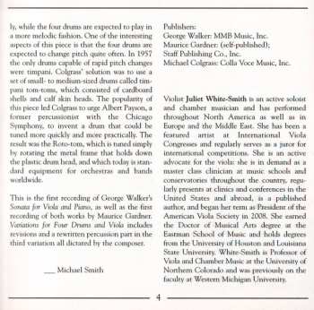 CD Michael Colgrass: Fashionably Late: Juliet White-Smith Debuts!