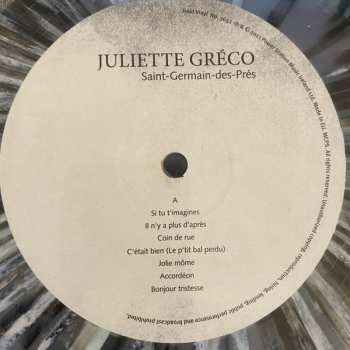 LP Juliette Gréco: Saint-Germain-des-Prés CLR