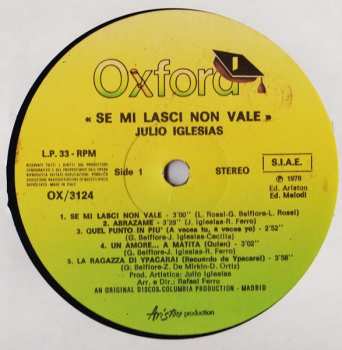 3LP/Coffret Julio Iglesias: Special